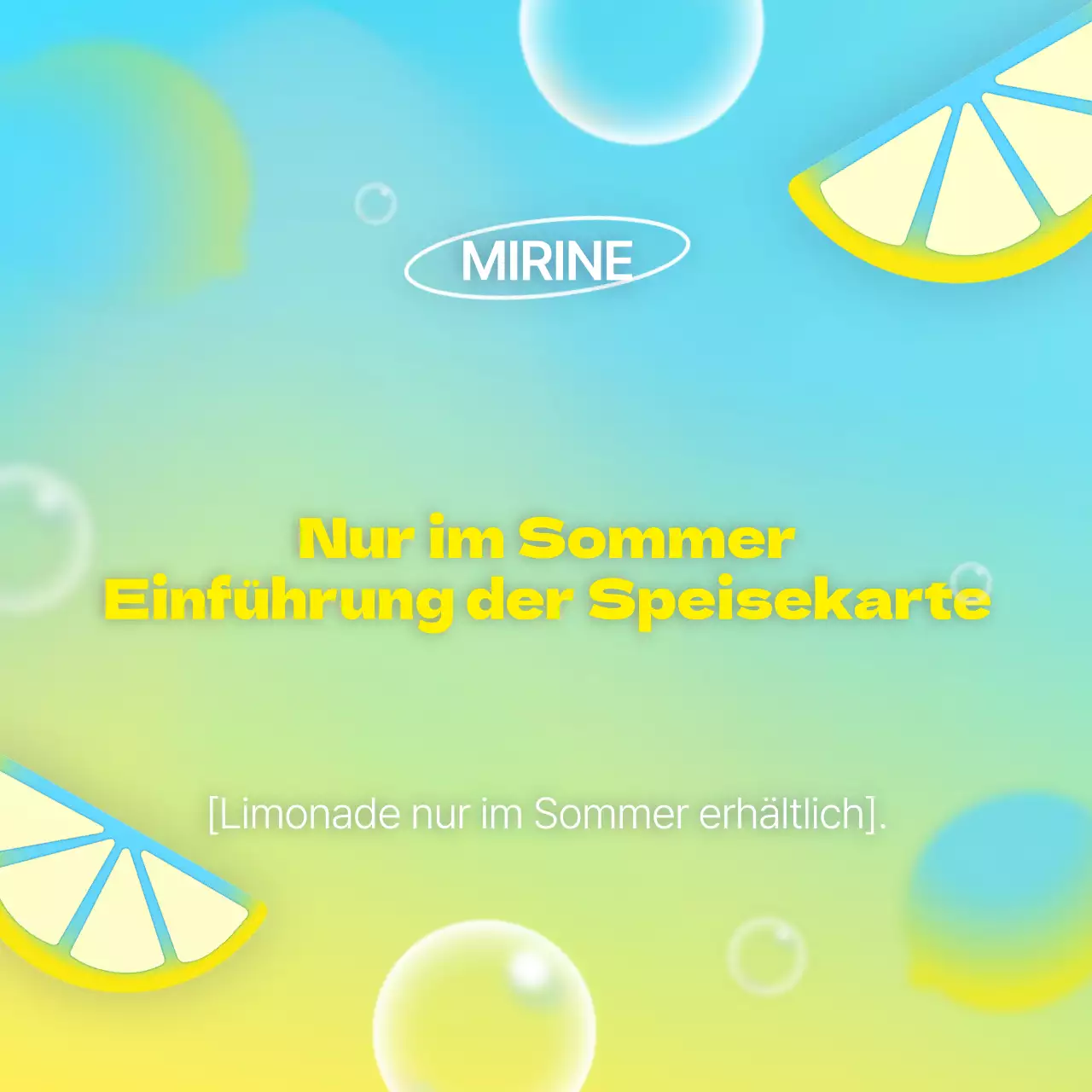 Eine Sammlung regenbogenfarbener, trendiger Bilder für den Sommer