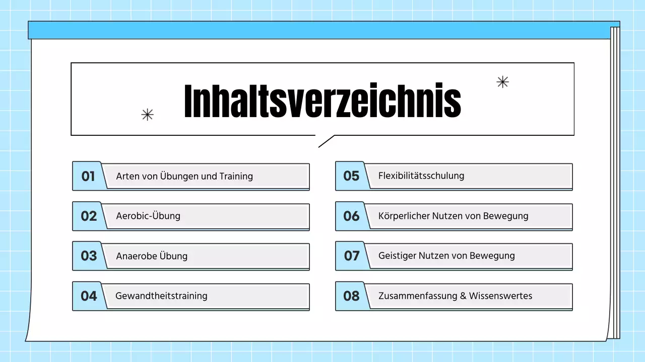 Hellblaues, einfaches, gesundheitsförderndes Übungsmaterial