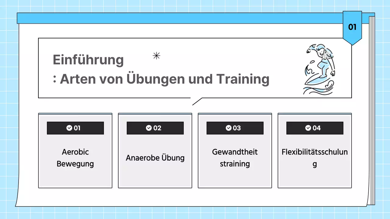 Hellblaues, einfaches, gesundheitsförderndes Übungsmaterial