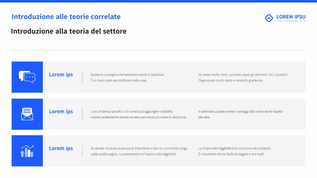 Materiale semplice per la formazione degli insegnanti in blu e nero