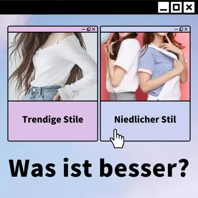 Hellviolette und rosafarbene Cyber-Kleidung - Erklärung zur Information der Öffentlichkeit.