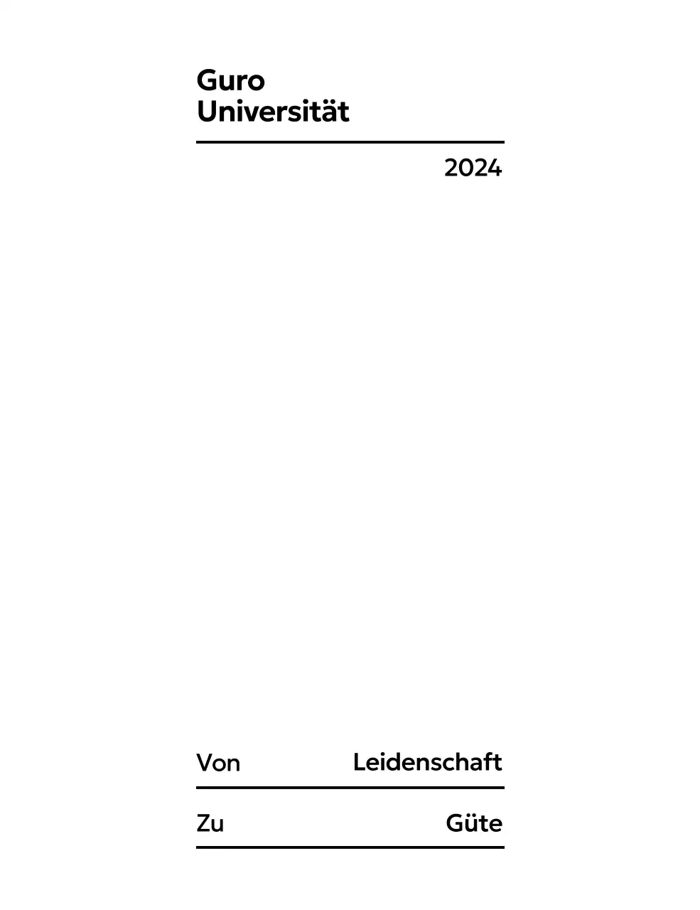 Klares, stilvolles Design mit Kalligrafie und Linien