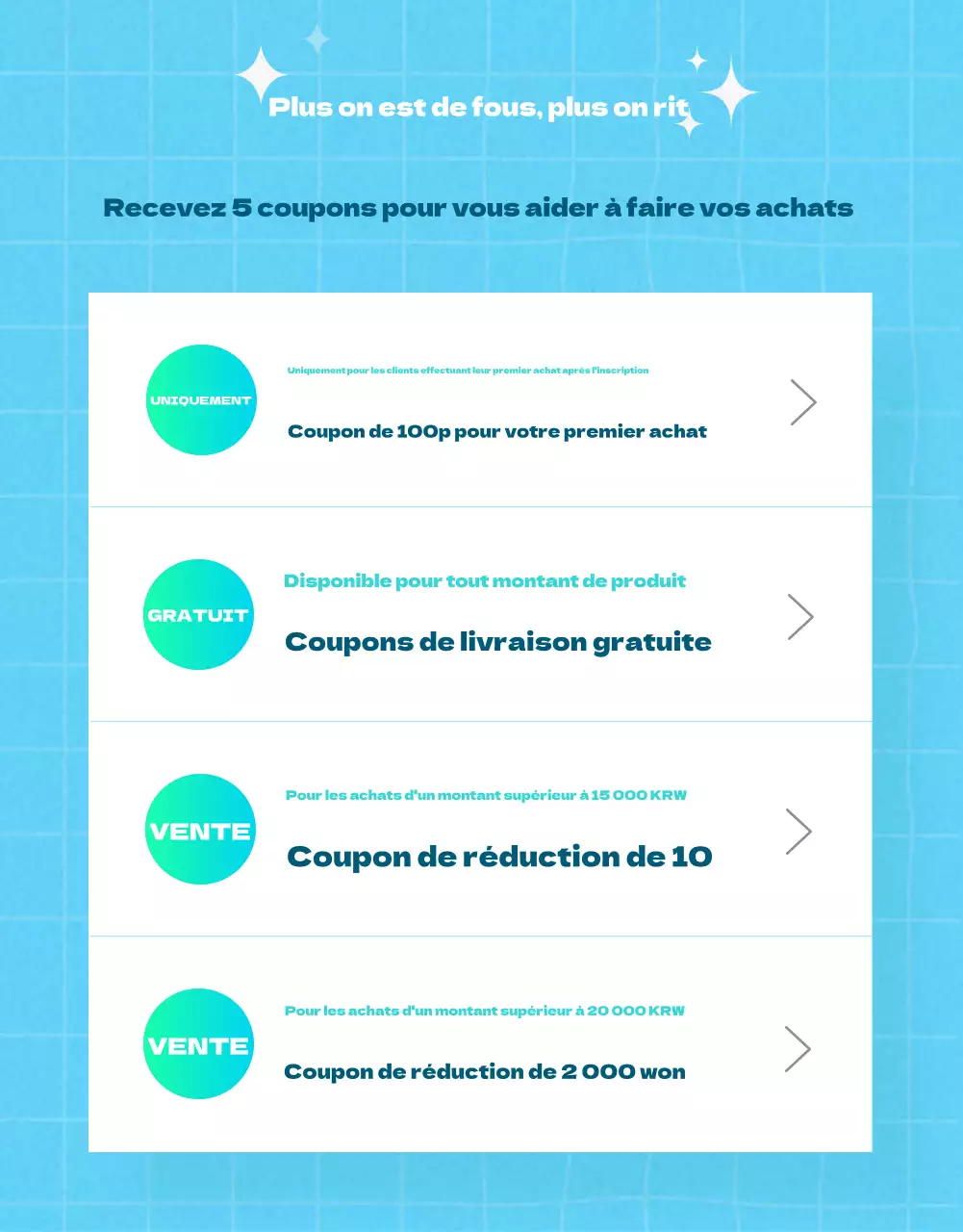 Promouvoir un événement avec des articles d'été vintage en bleu clair