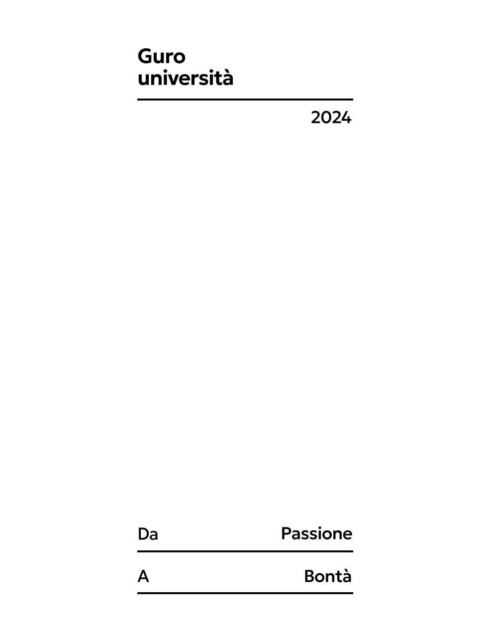 Design pulito ed elegante con calligrafia e linee