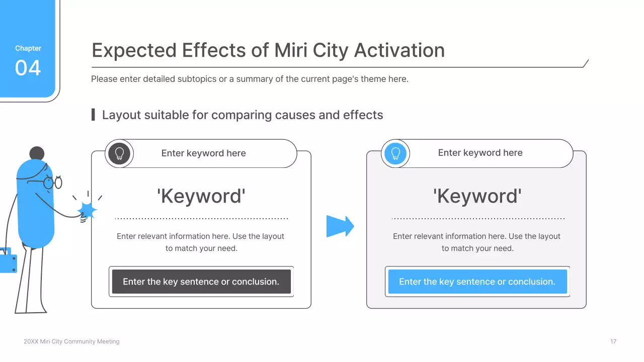 그레이 모던 커뮤니티 어젠다 프레젠테이션