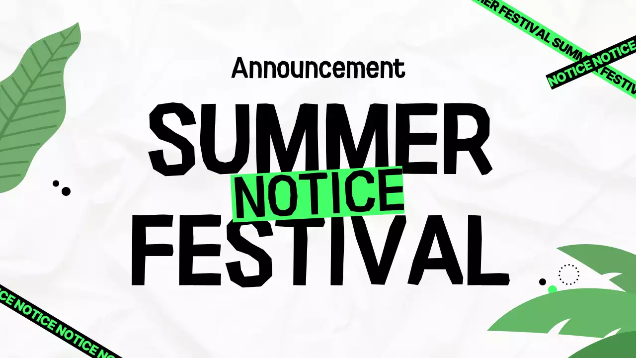 Festival announcements for trendy publishing on a gray background