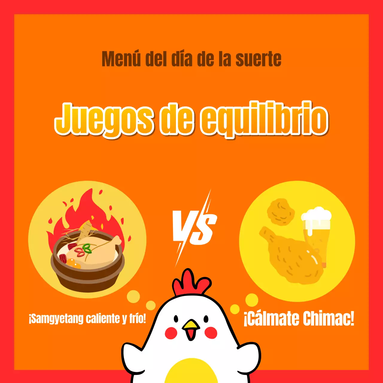 Promocionar los cupones lucky day de las botellas naranja y amarilla