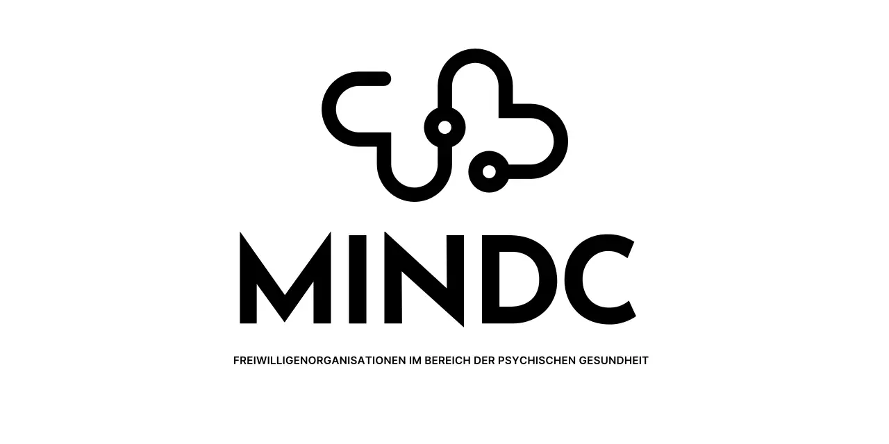 Gestaltung einer Freiwilligenorganisation mit dem Symbol eines Herzens und eines Stethoskops