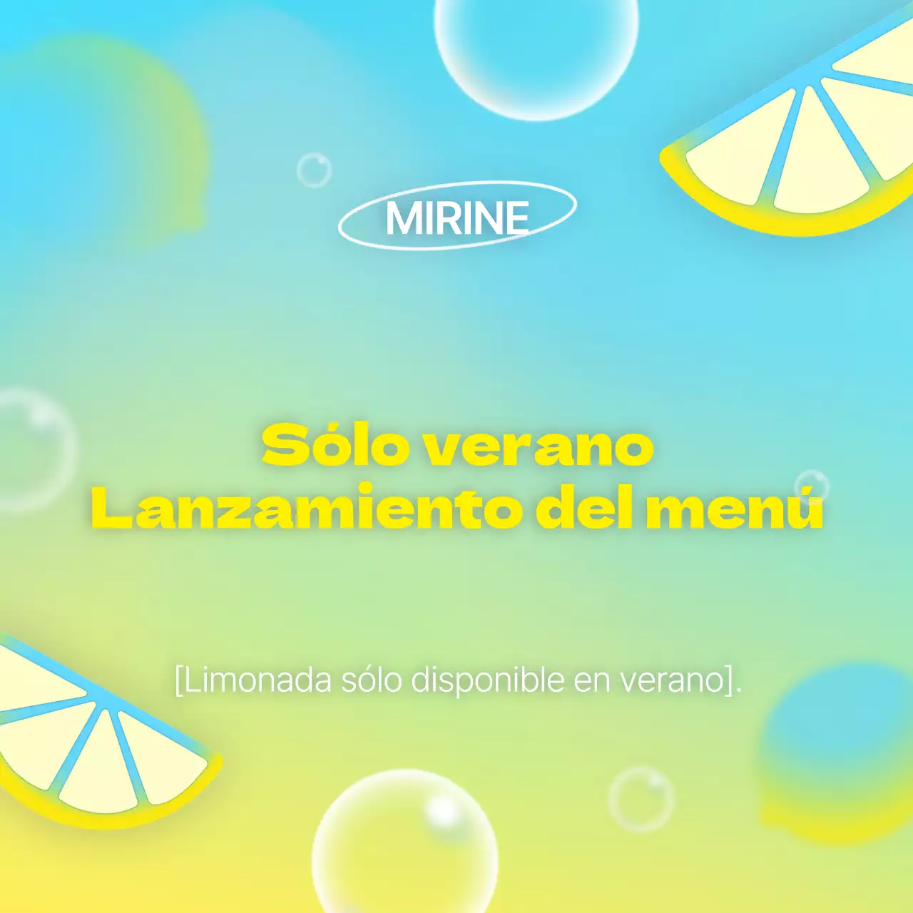 Una colección de imágenes de tendencia con los colores del arco iris para el verano