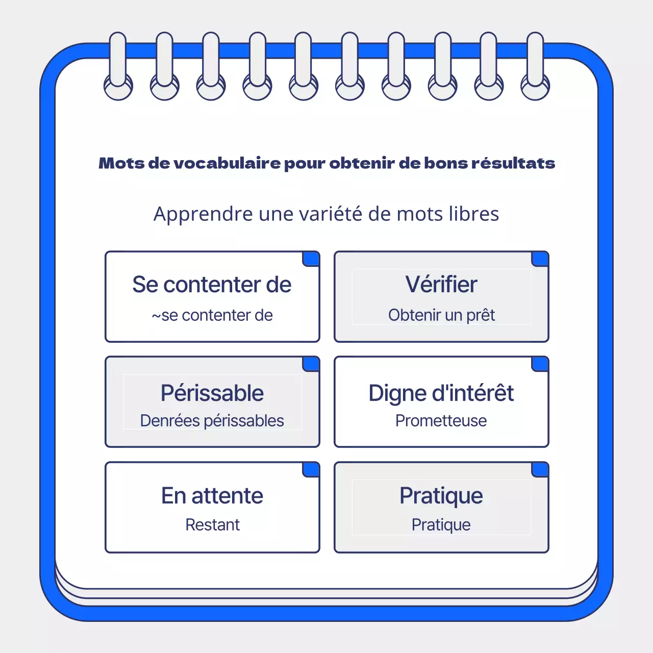 Promotion des conférences d'été du TOEIC sur fond bleu