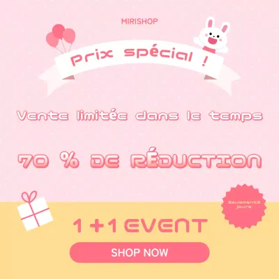 Un simple billet rose et jaune pour la vente à temps partiel