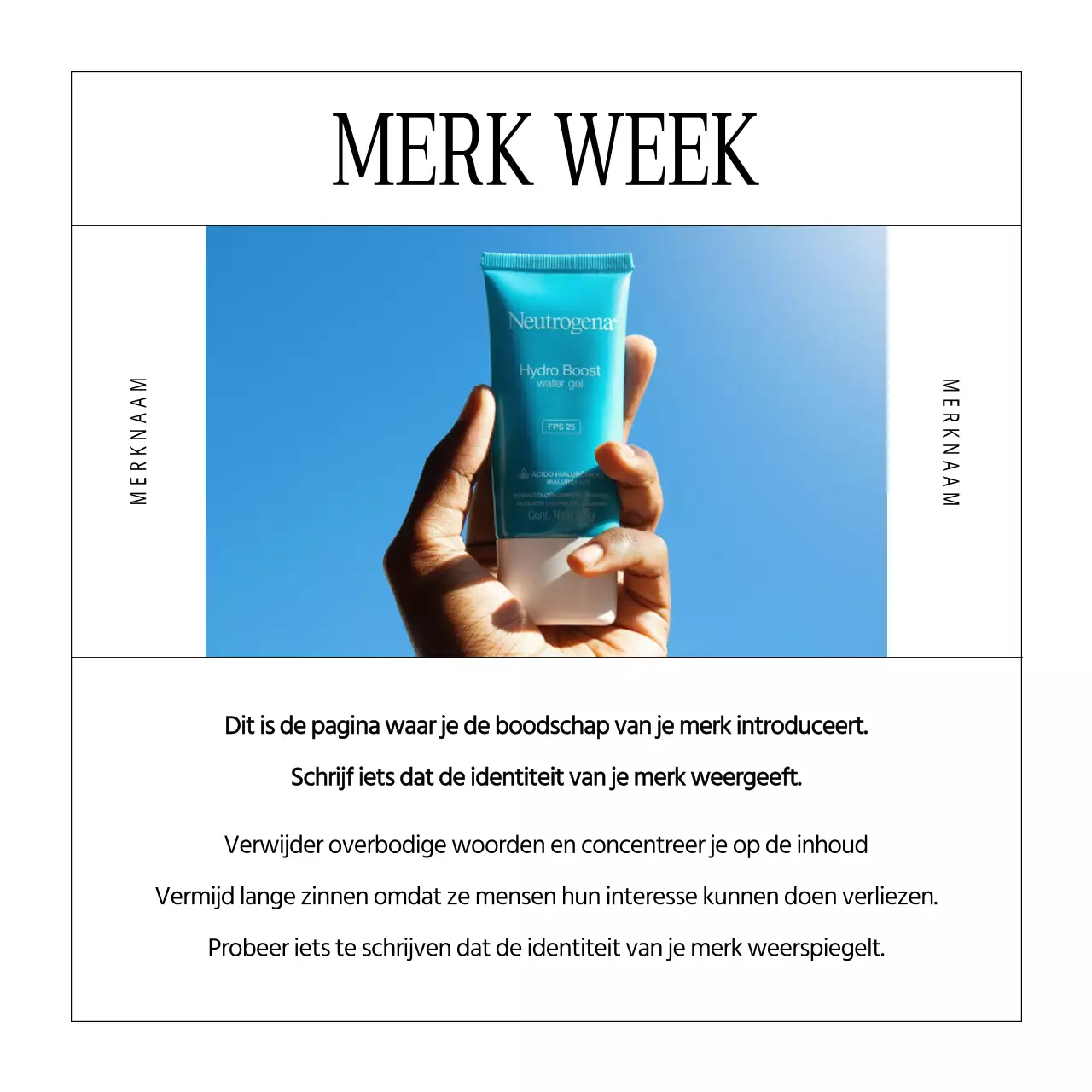 Wit en eenvoudig, zomer schoonheid cosmetica merk marketing in de zomer