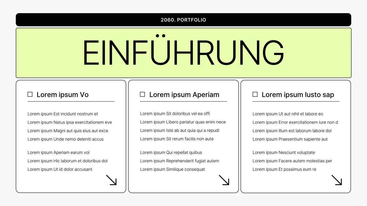 Einfache bedruckbare Mappe in Grau und Lindgrün