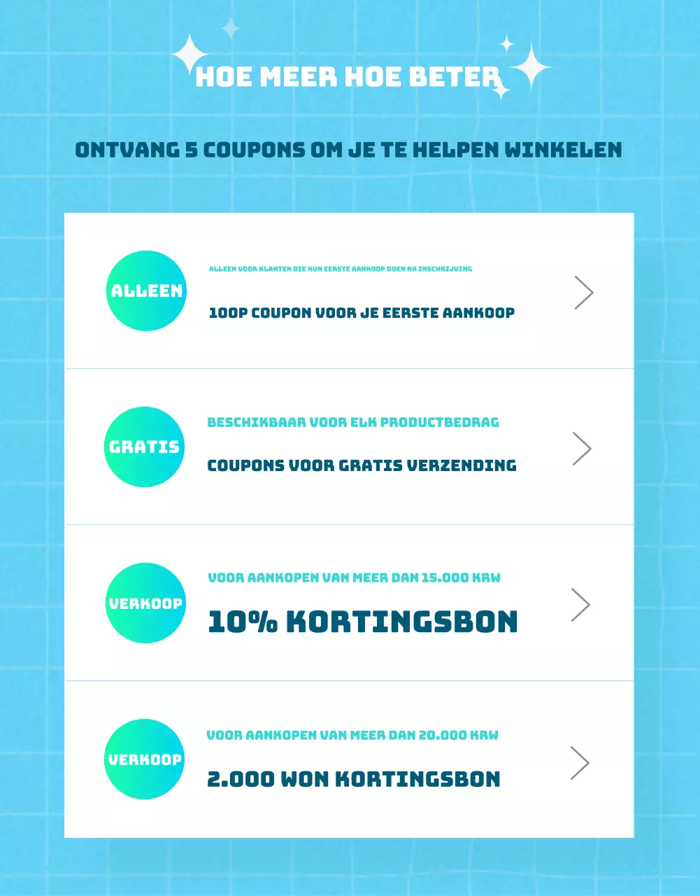 Promoot een evenement met vintage zomerartikelen in lichtblauw