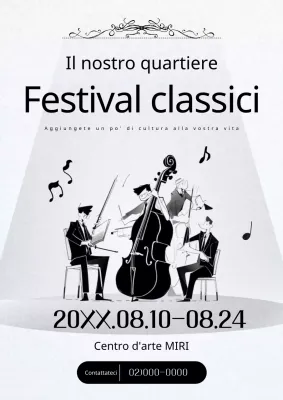 Promuovere un classico look festivo in bianco e nero