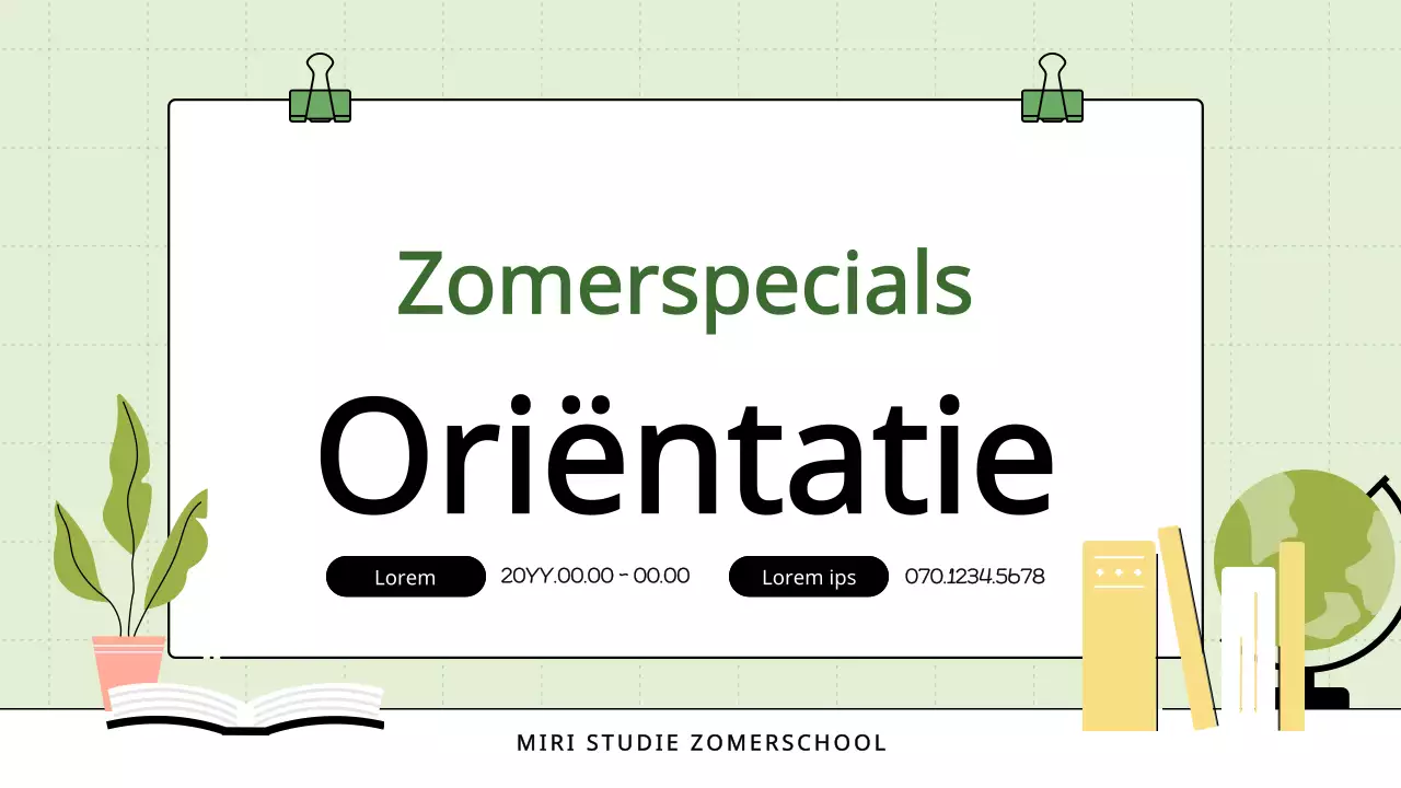 Promoot de felgekleurde schoolvakantiespecials