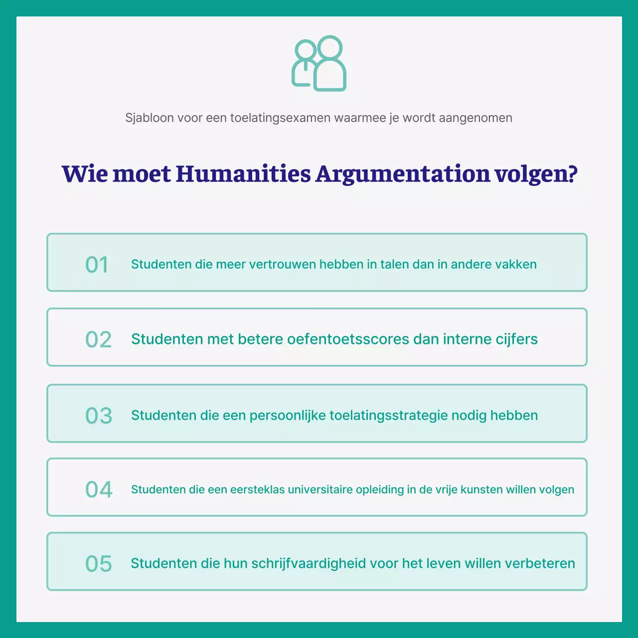 Eenvoudig groen en marineblauw toelatingsexamen essay schoolpromotie