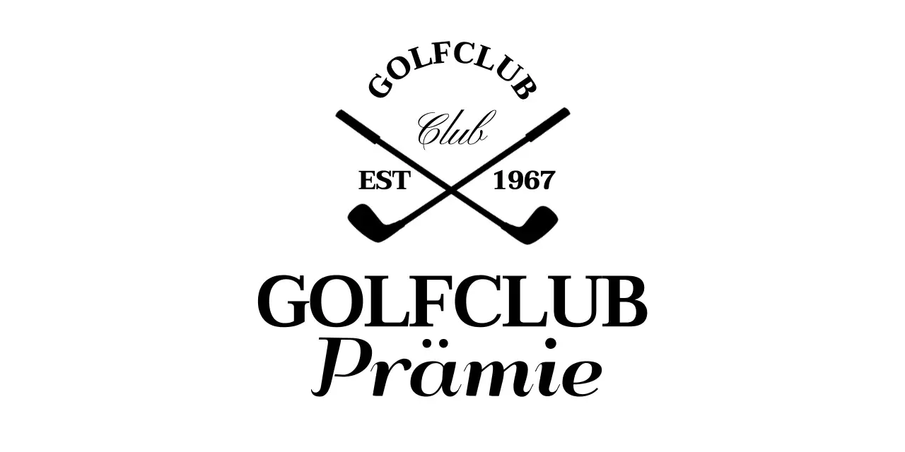 Golfschläger mit dem Logo des Golfclubs für ein stilvolles Ambiente