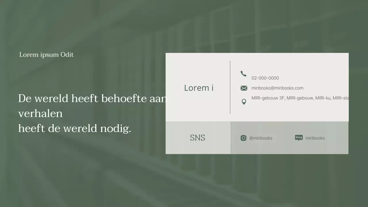 Een stijlvol boekvoorstel in kaki