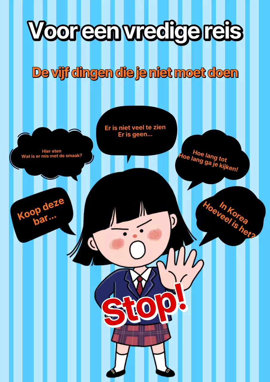 De 5 geboden van gezinsreizen in lichtblauw en oranje @familytravelling.com