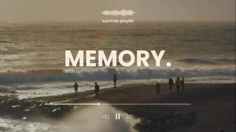 베이지색의 미니멀한 여름 음악 추천 동영상