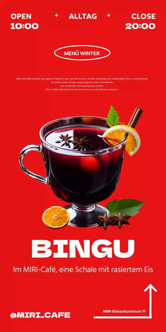 Bewerben Sie Ihr saisonales Wintermenü mit einem modernen Twist