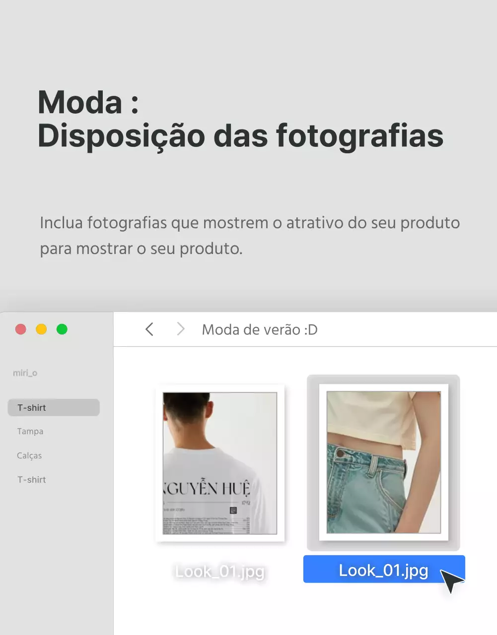 Promova as suas necessidades de apresentação de fotografias num centro comercial moderno em cinzento e azul claro