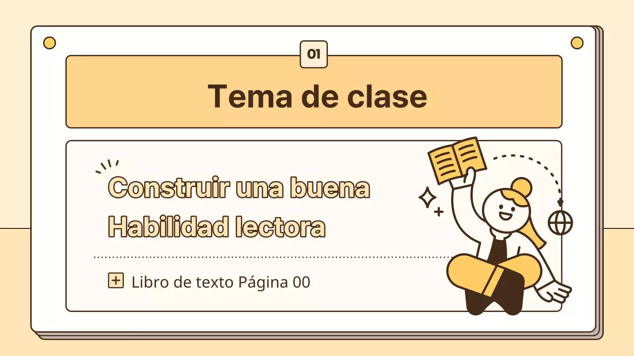 Recursos de habilidades lectoras para estudiantes de amarillo y blanco