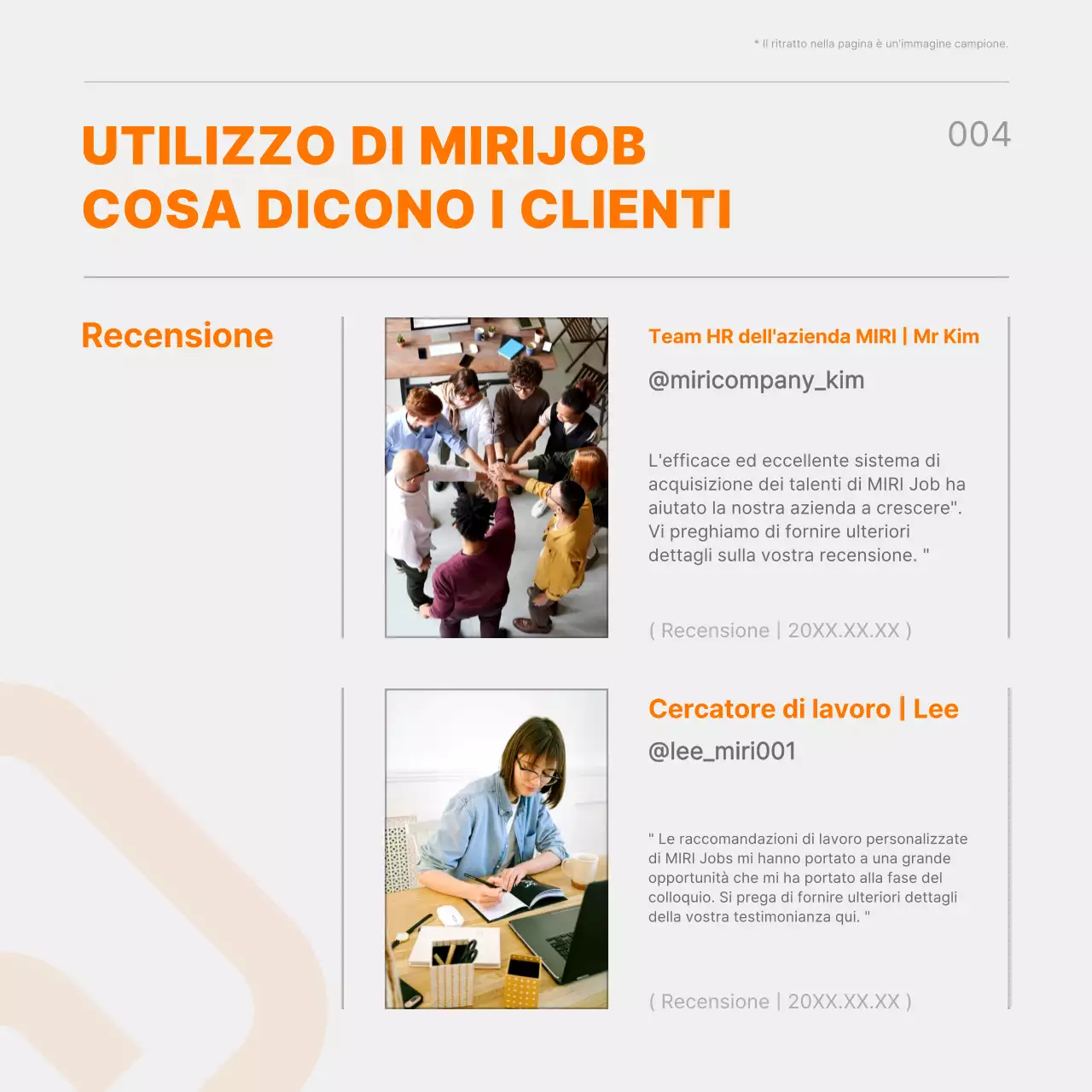 Promuovete una piattaforma di matching nero e arancione alla moda