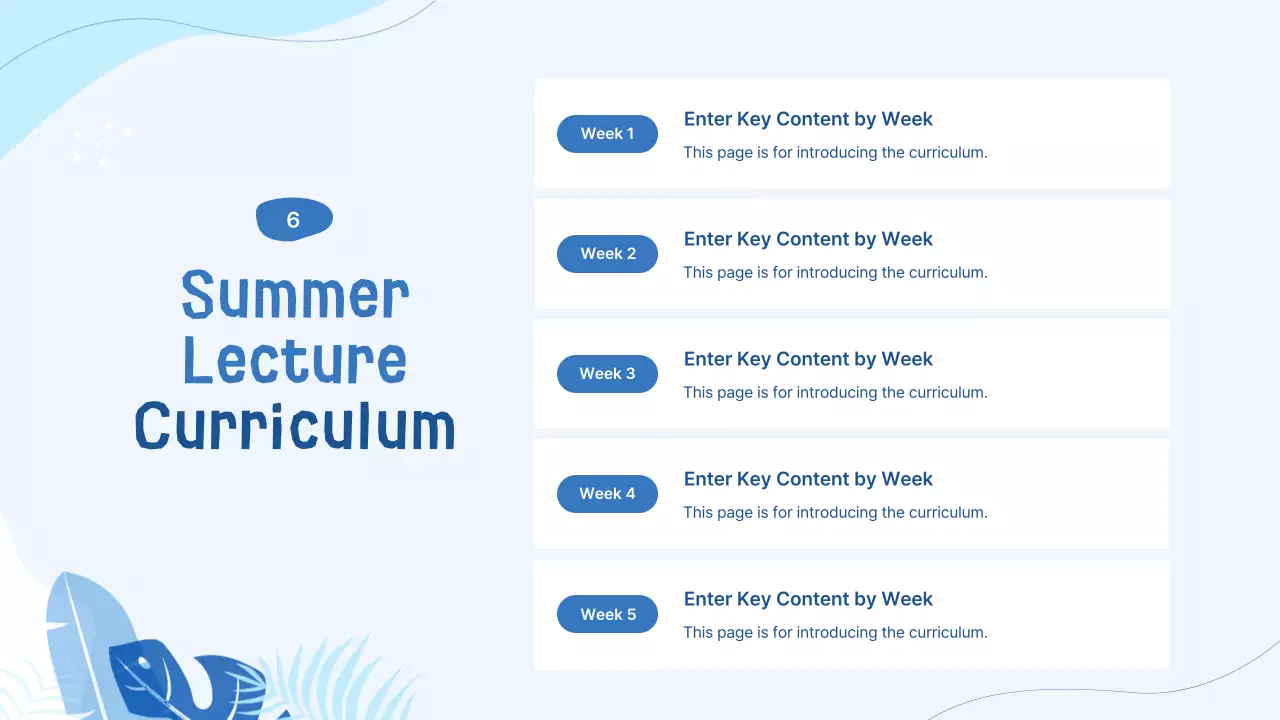 Apresentação de convite para palestra moderna azul