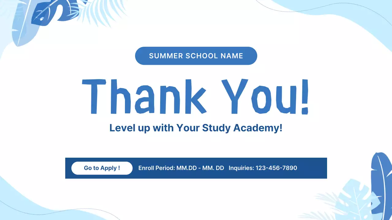 Apresentação de convite para palestra moderna azul