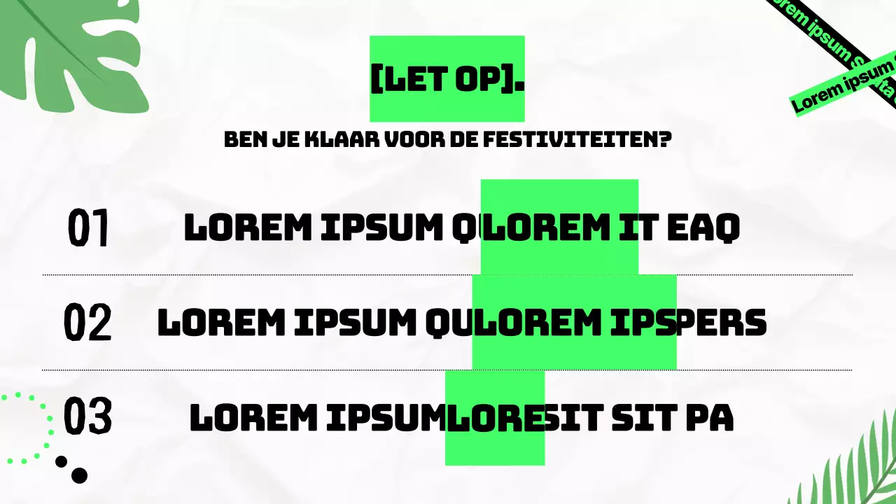 Festivalaankondigingen voor trendy publicaties op een grijze achtergrond