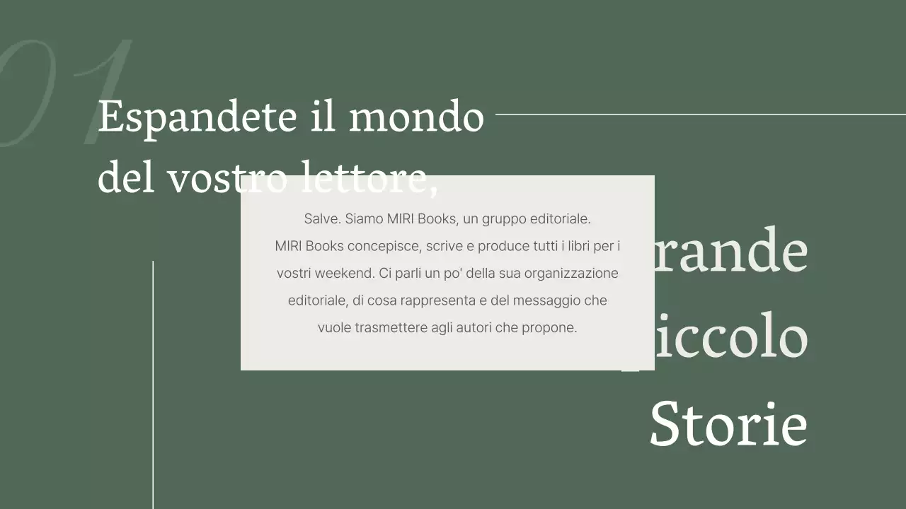 Una proposta di libro di classe in kaki