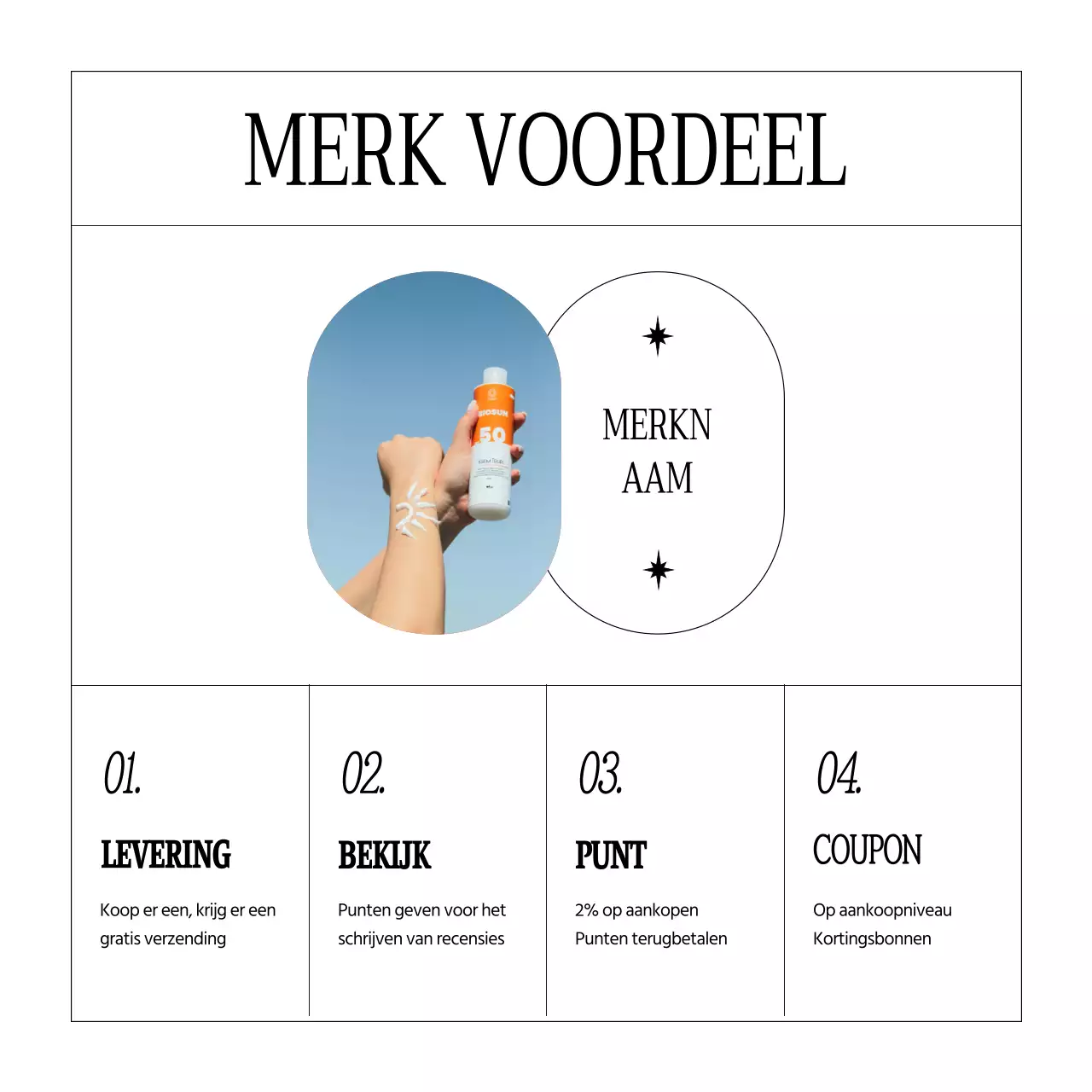 Wit en eenvoudig, zomer schoonheid cosmetica merk marketing in de zomer