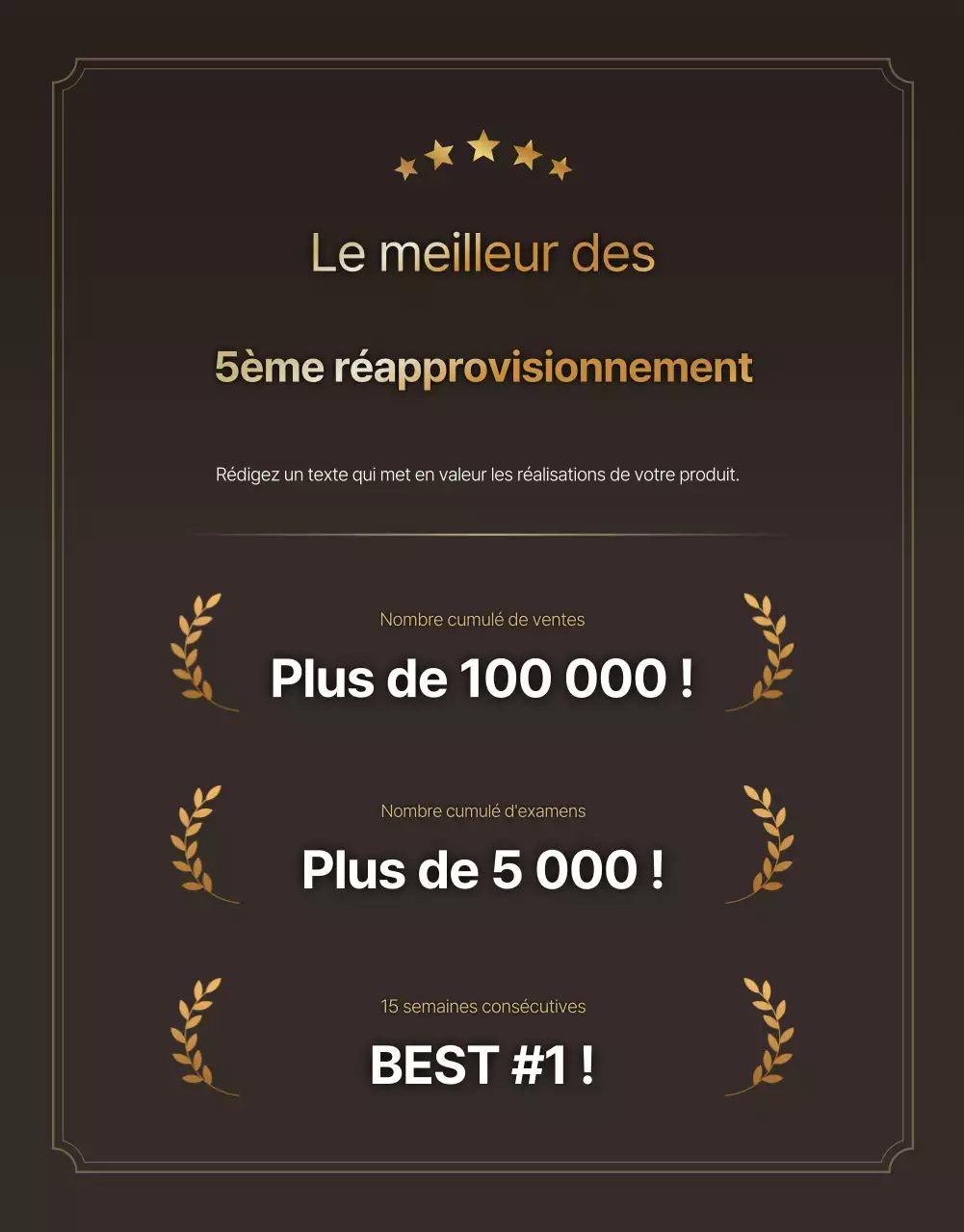 Annonce de mode simple en beige