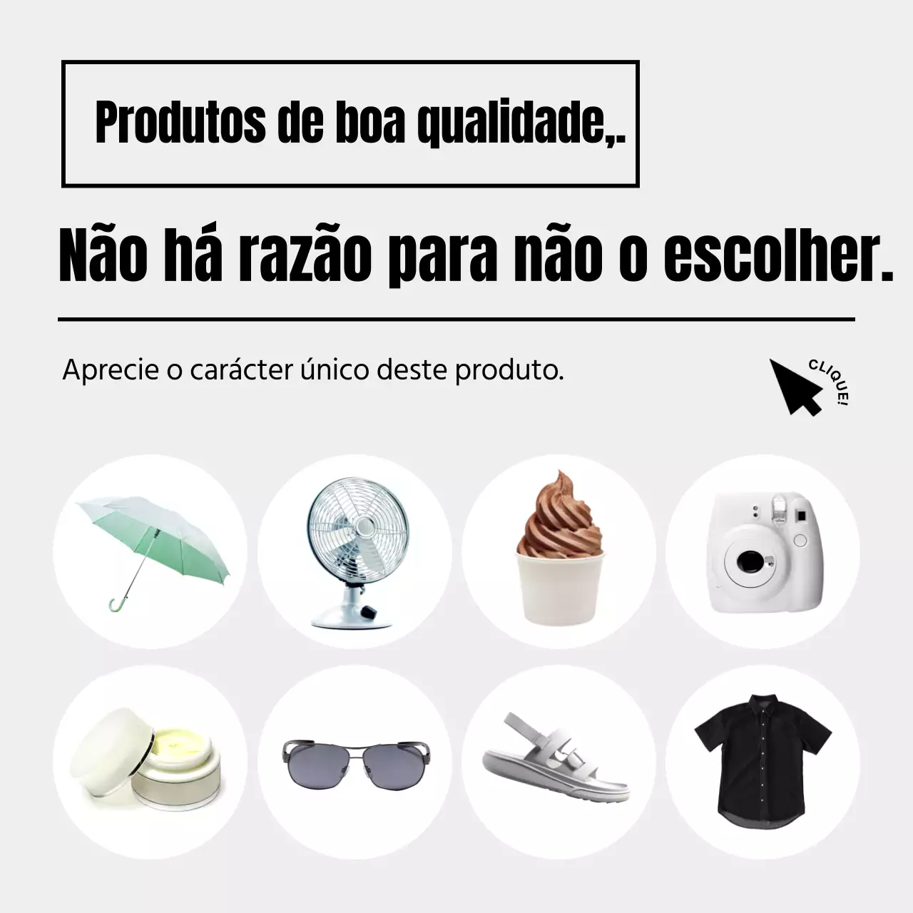 Relações públicas minimalistas de produtos de verão em branco e cinzento.