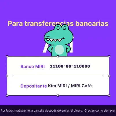 Una guía kitsch en blanco y amarillo para enviar dinero por domiciliación bancaria