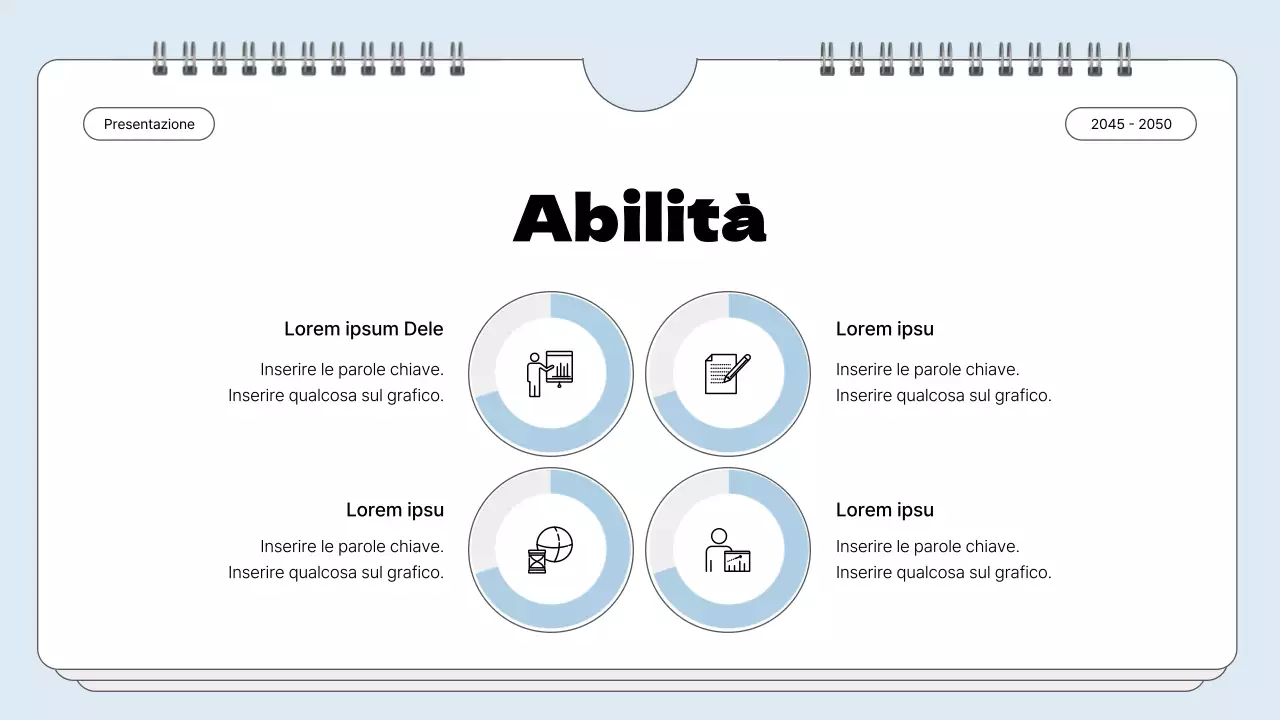 Portafoglio con cornice semplice in azzurro