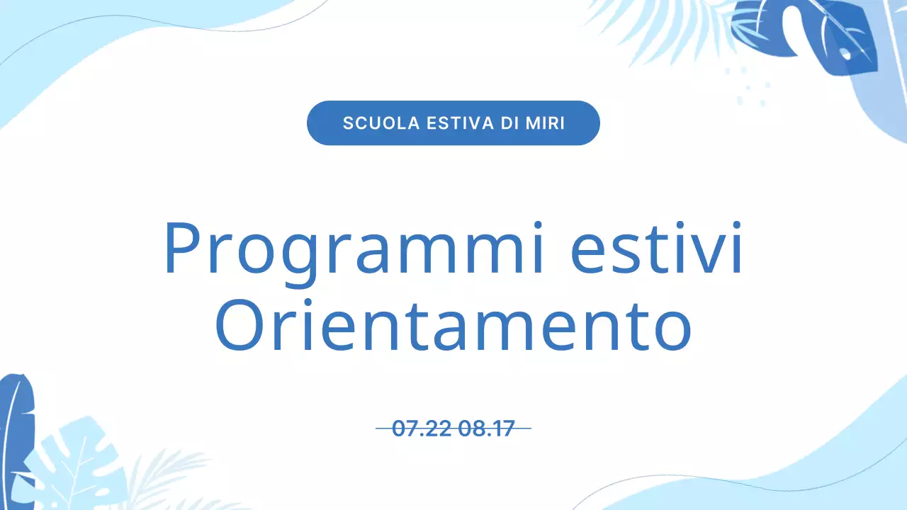 Promuovere le offerte speciali per le vacanze scolastiche con motivi geometrici blu chiaro