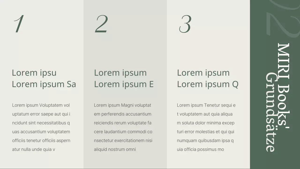 Ein stilvoller Buchvorschlag in Khaki