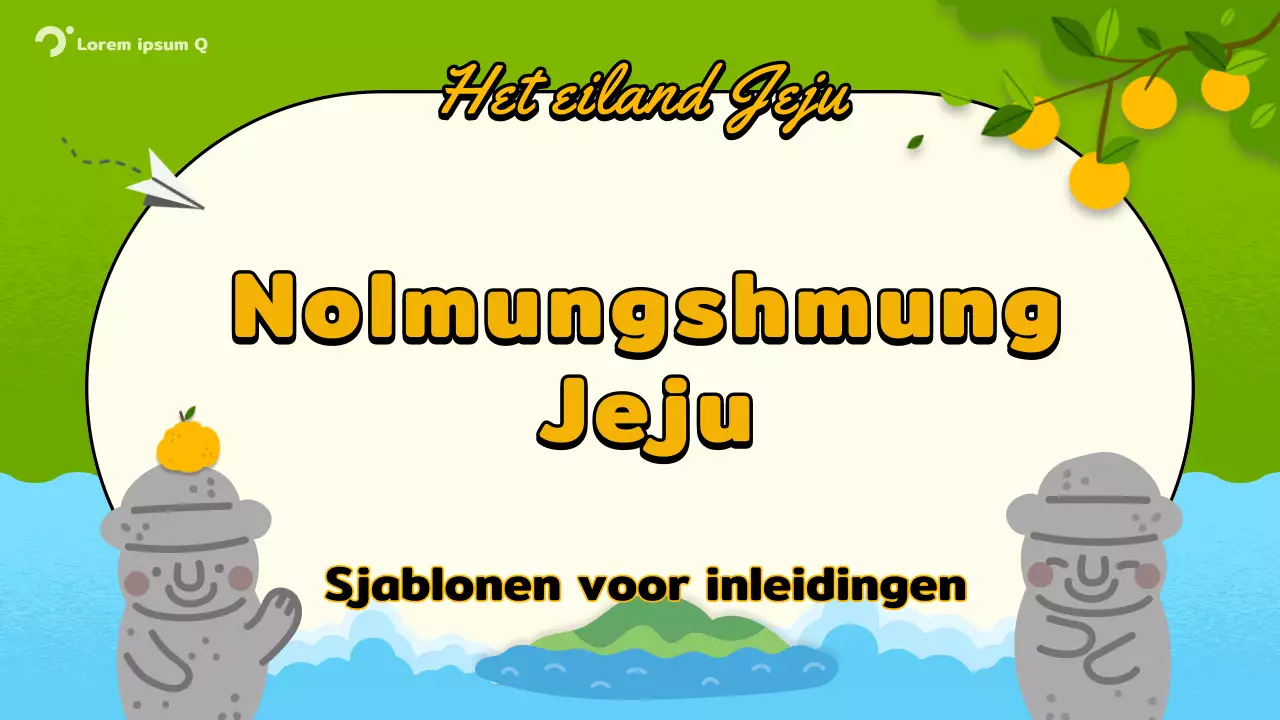 Een gids voor de felgroene en oranje buurten van Jeju