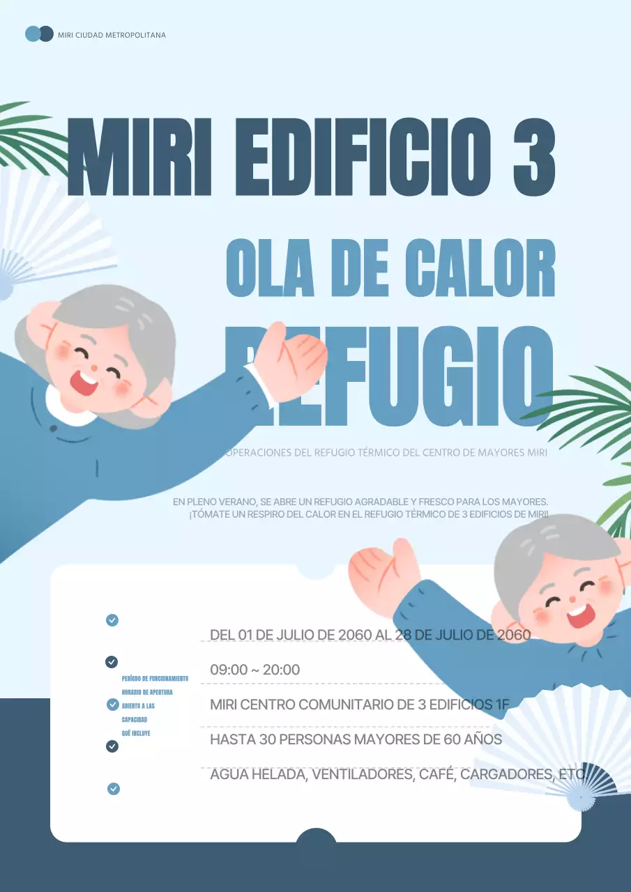 Una guía para el sencillo refugio térmico para ancianos azul claro y azul marino