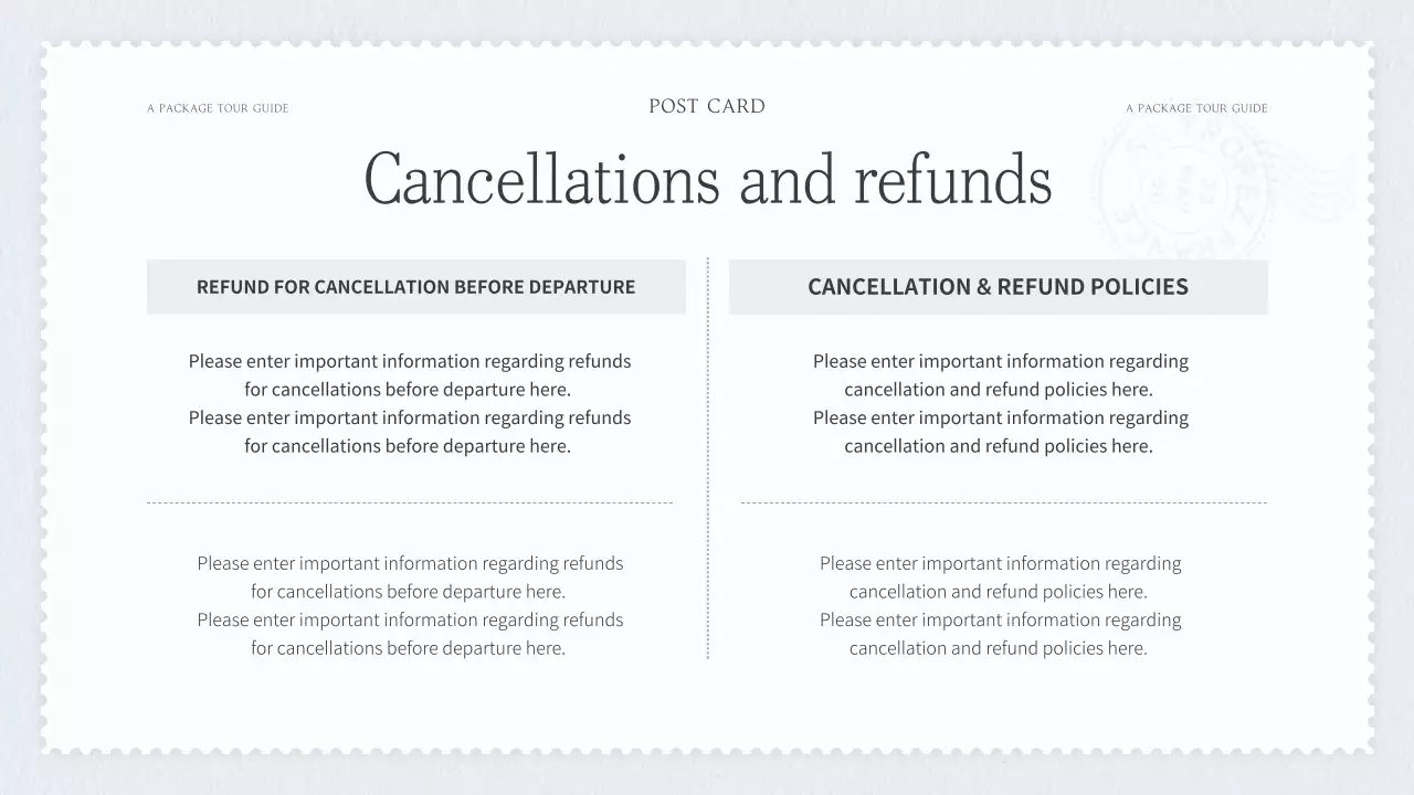 블루 엘레강트 여행 가이드 프레젠테이션