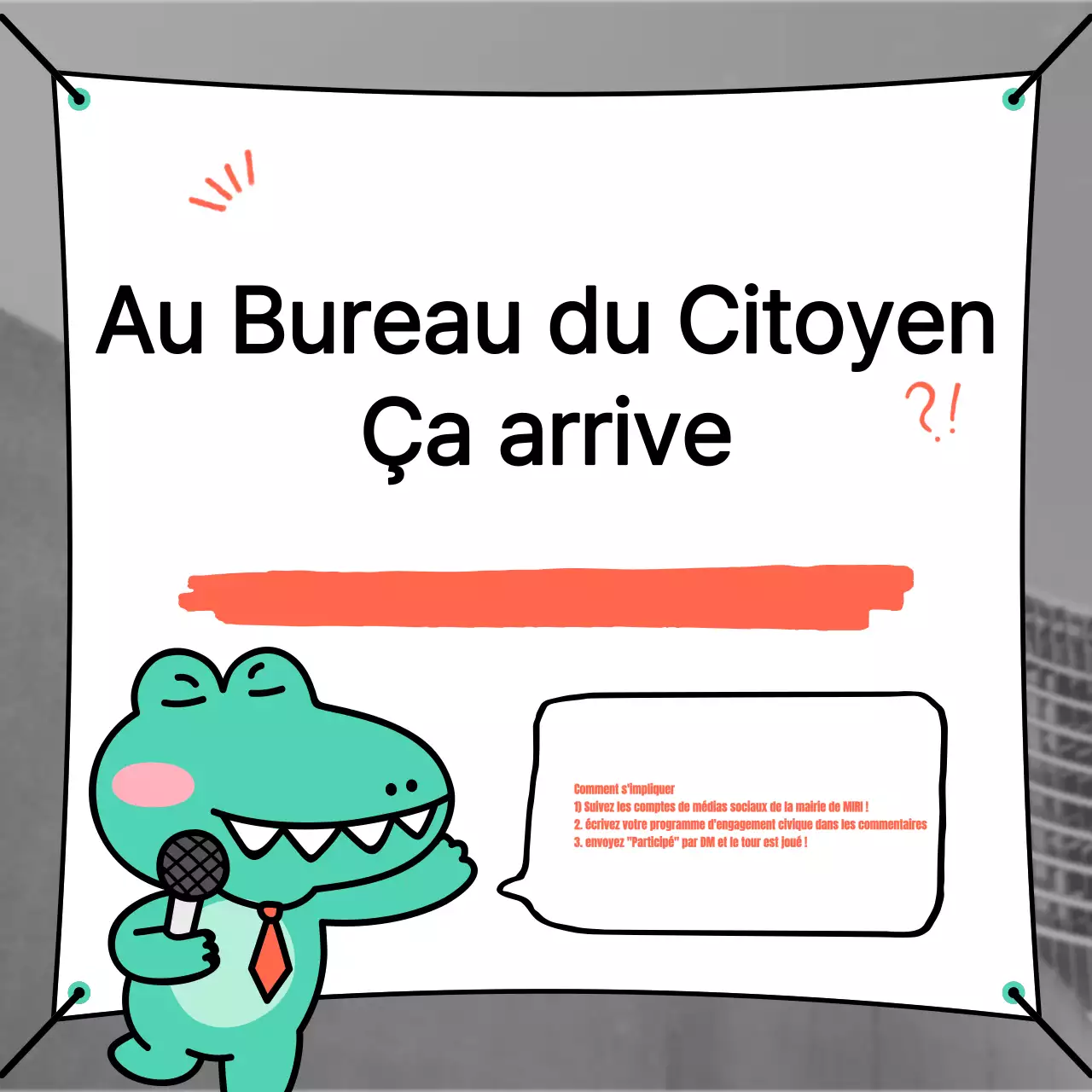 Promouvoir un communiqué de presse kitsch en rouge et noir