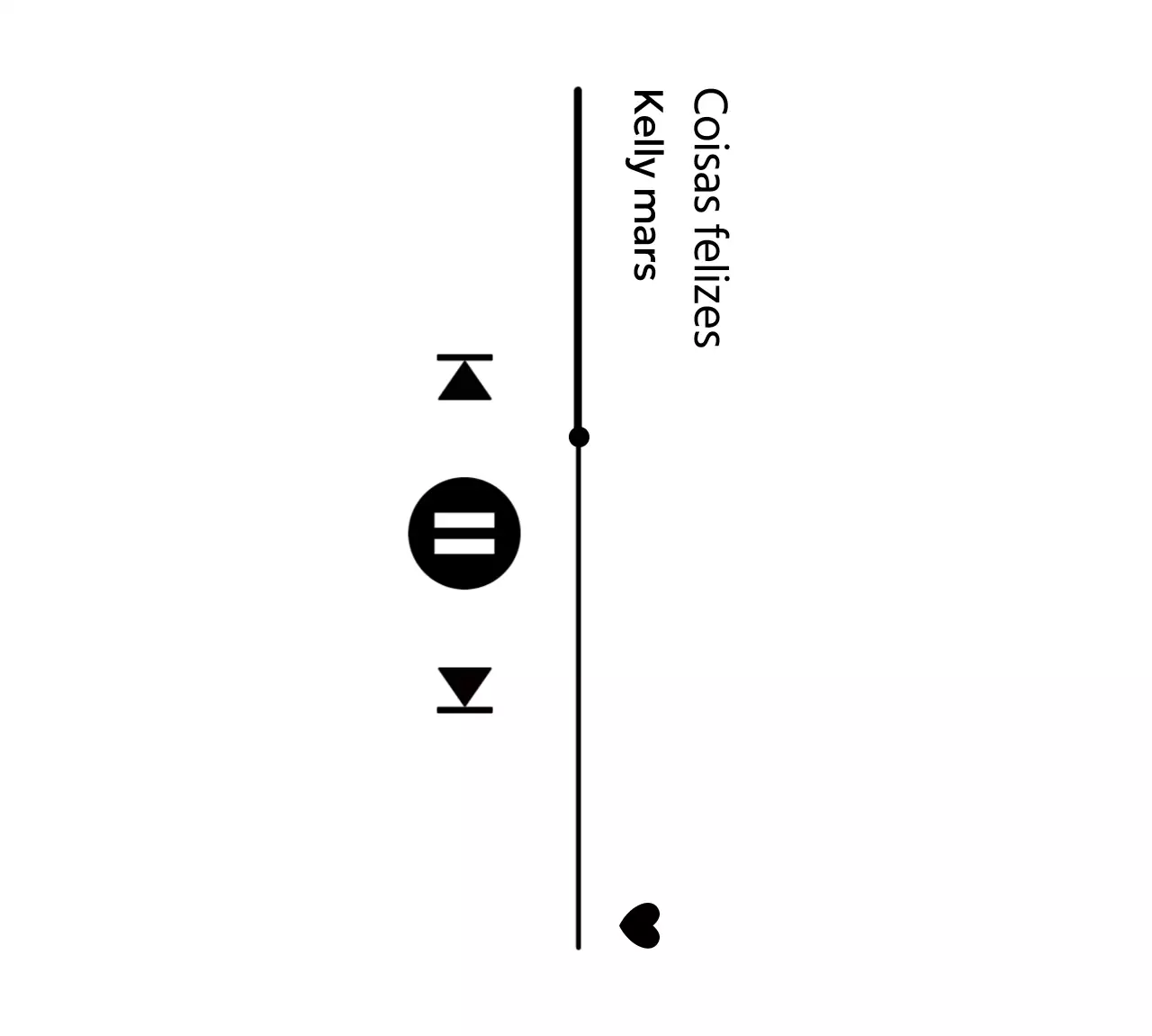 Design simples, ao estilo de um leitor de música