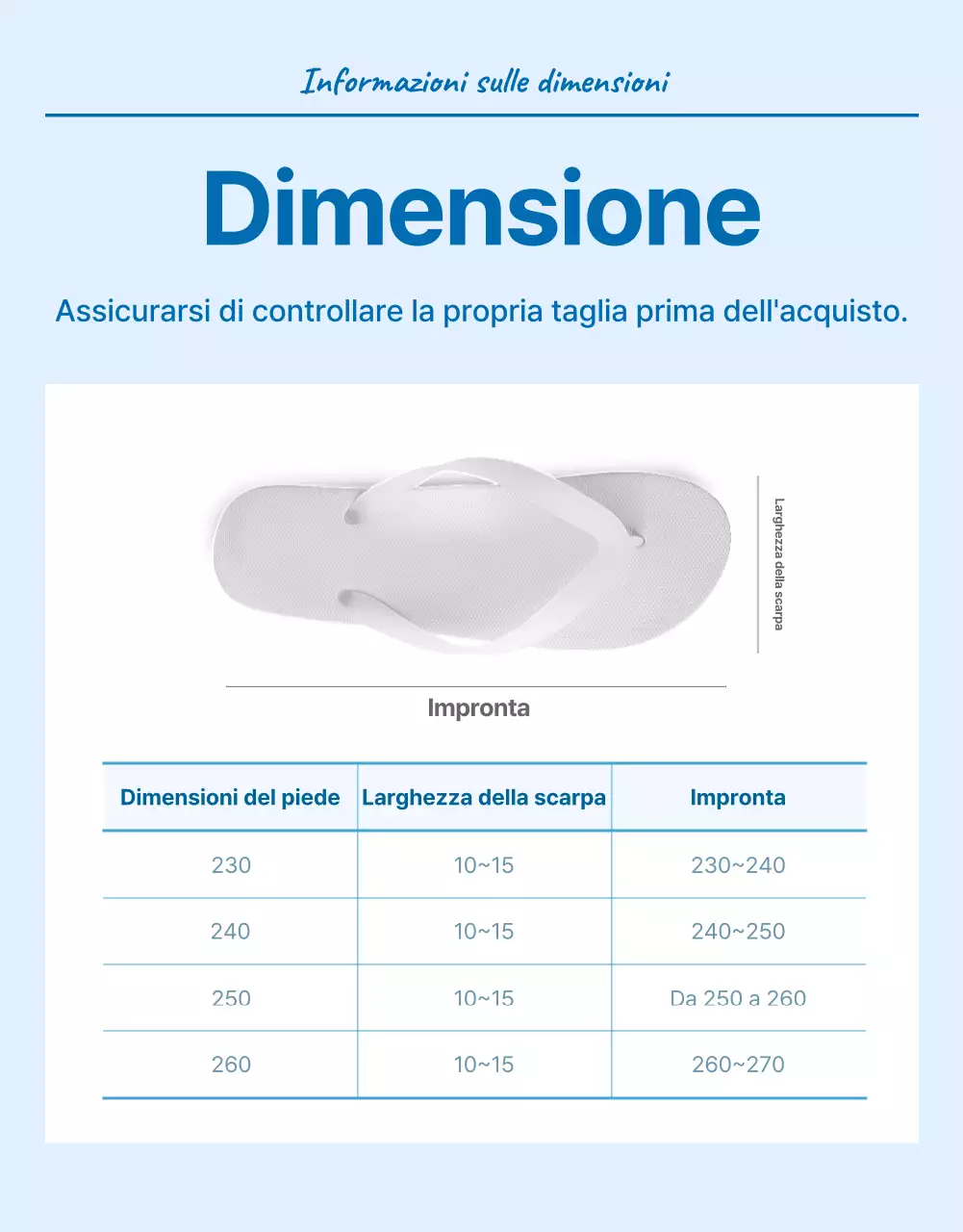 Una semplice introduzione ai saldi stagionali in blu e bianco