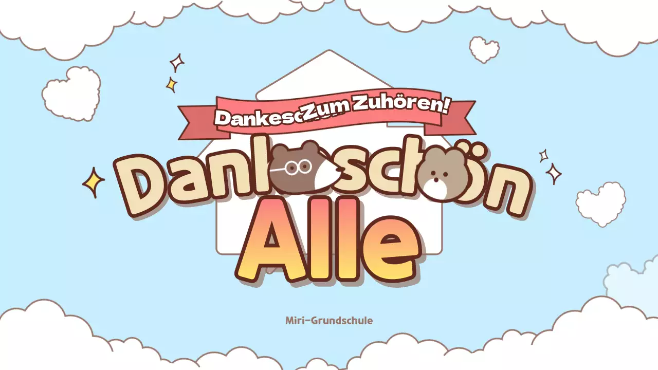 Hübsches hellblaues und rosa Einführungsmaterial für den Unterricht