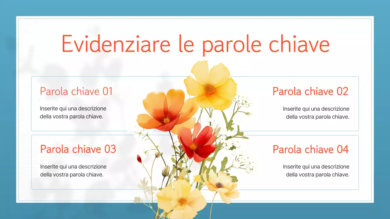 Guida ai bei fiori estivi in bianco e arancione