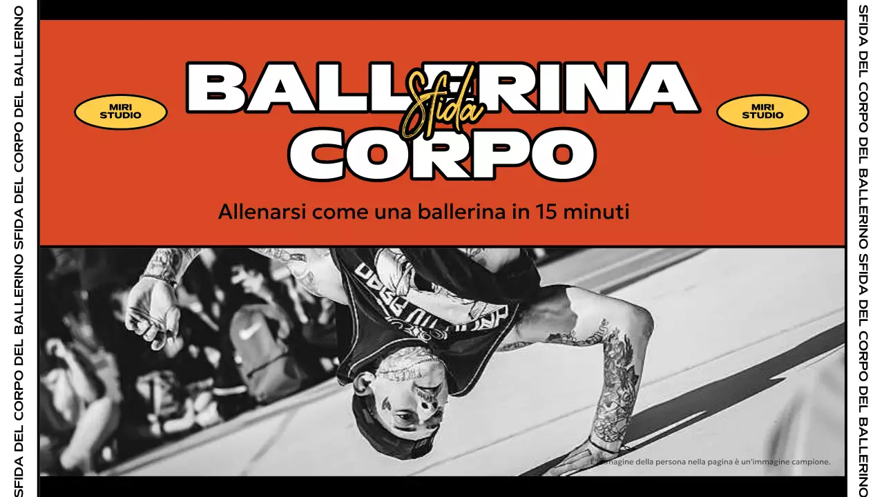 Promuovere una formazione di danza kitsch in rosso e giallo