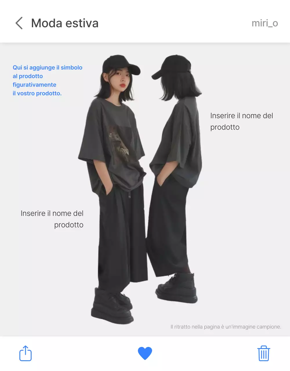 Promuovete le vostre esigenze di impaginazione fotografica in un centro commerciale alla moda nei colori grigio e blu chiaro.